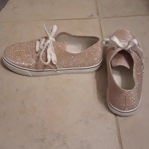Austin Sz. 7 Pink glitter tennis shoes SEND OFFERS